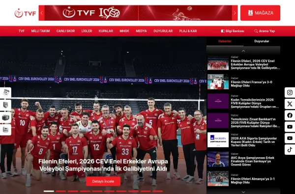 tvf.org.tr masaüstü ekran görüntüsü