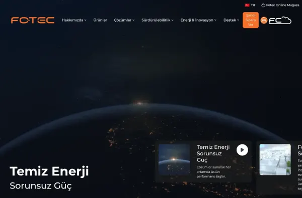 fotec.com.tr masaüstü ekran görüntüsü