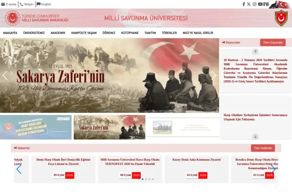 msu.edu.tr masaüstü ekran görüntüsü