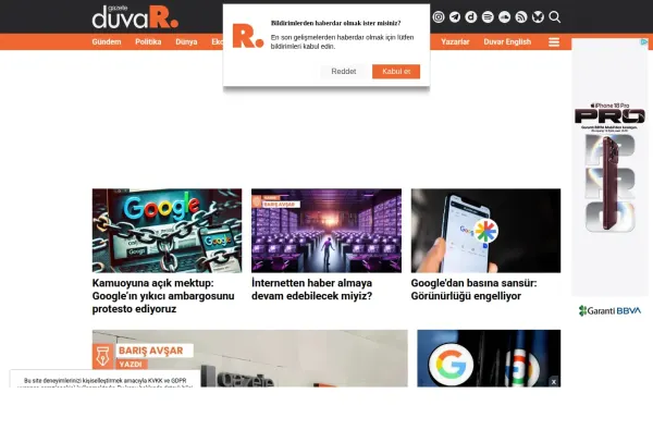 gazeteduvar.com.tr masaüstü ekran görüntüsü