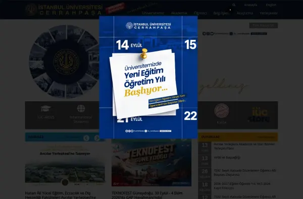 iuc.edu.tr masaüstü ekran görüntüsü