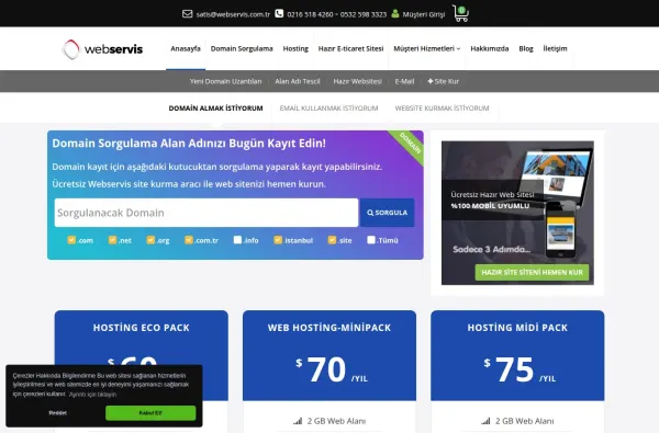 webservis.com.tr masaüstü ekran görüntüsü