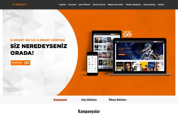 andromedatvdijital.com.tr masaüstü ekran görüntüsü