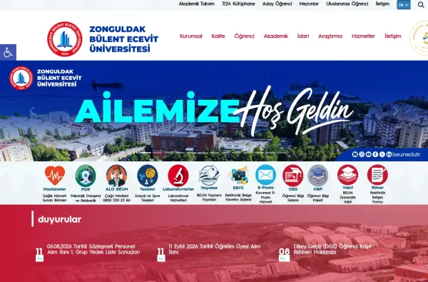 beun.edu.tr masaüstü ekran görüntüsü