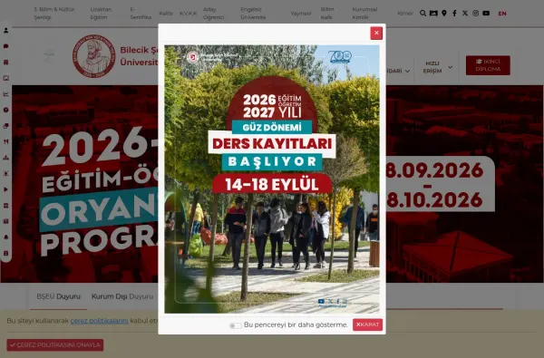 bilecik.edu.tr masaüstü ekran görüntüsü