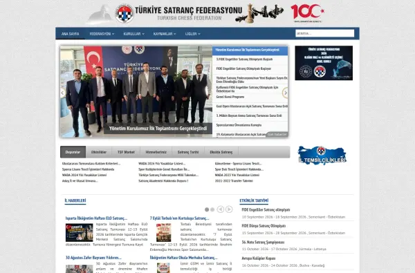 tsf.org.tr masaüstü ekran görüntüsü