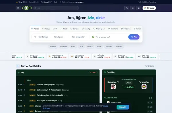 com.com.tr masaüstü ekran görüntüsü