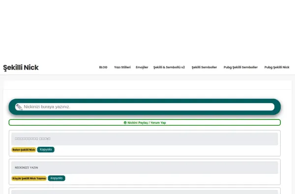 sekillinick.com.tr masaüstü ekran görüntüsü