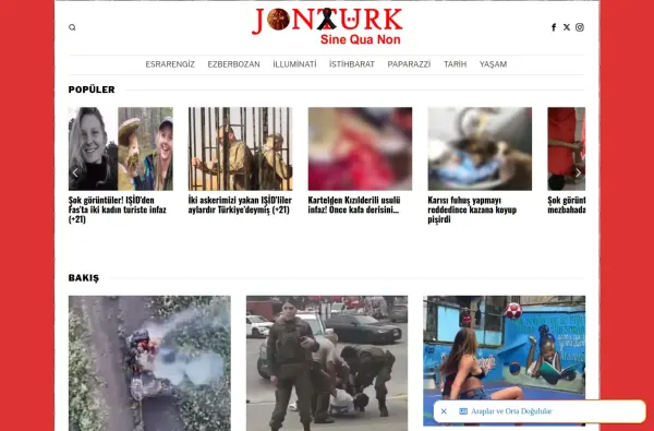 jonturk.tr masaüstü ekran görüntüsü