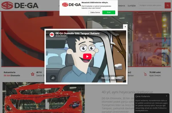 de-ga.com.tr masaüstü ekran görüntüsü