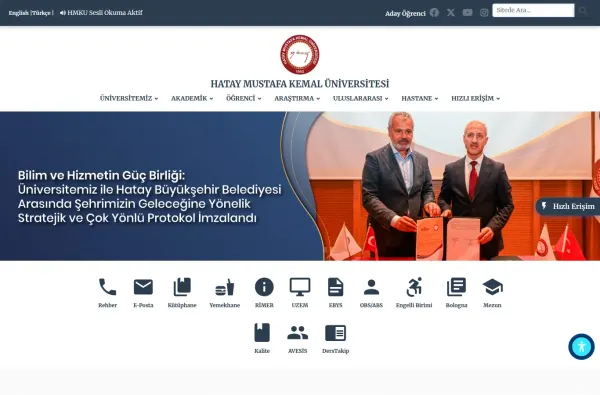 mku.edu.tr masaüstü ekran görüntüsü