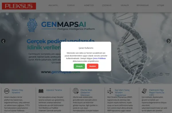 pleksus.com.tr masaüstü ekran görüntüsü