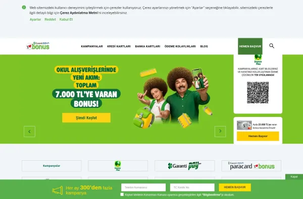 bonus.com.tr masaüstü ekran görüntüsü