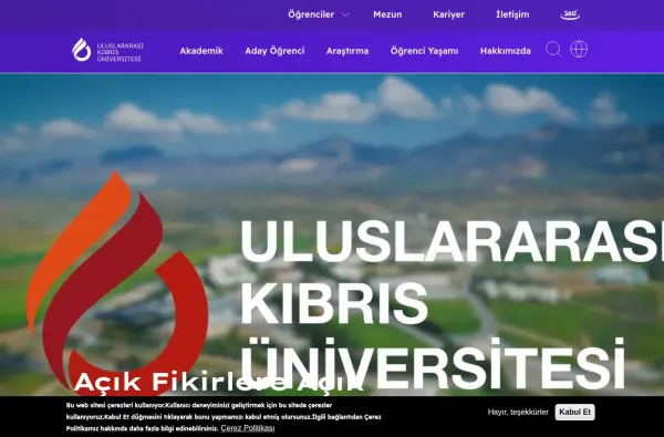 ciu.edu.tr masaüstü ekran görüntüsü
