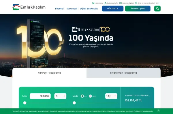 emlakkatilim.com.tr masaüstü ekran görüntüsü