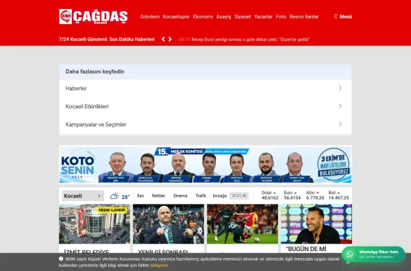cagdaskocaeli.com.tr masaüstü ekran görüntüsü