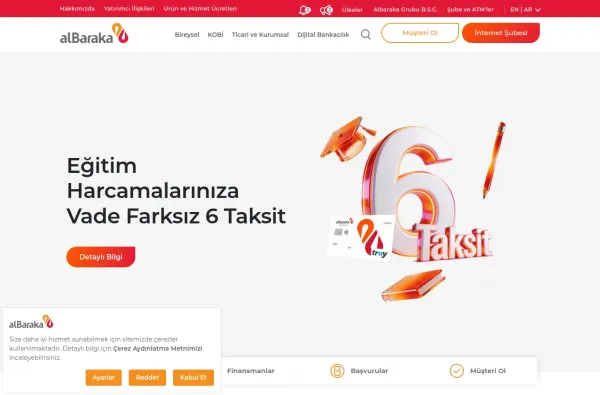 albaraka.com.tr masaüstü ekran görüntüsü