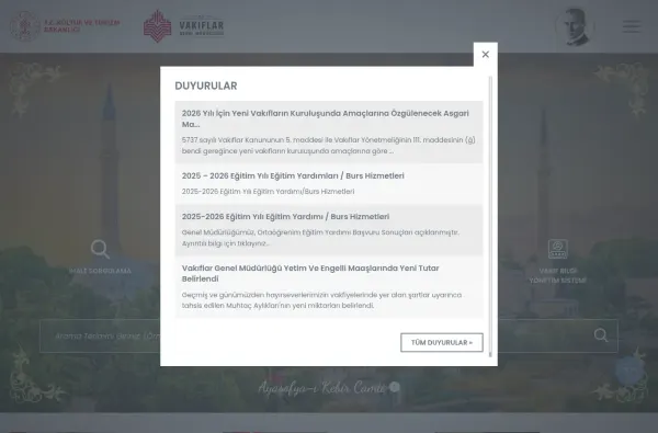 vgm.gov.tr masaüstü ekran görüntüsü