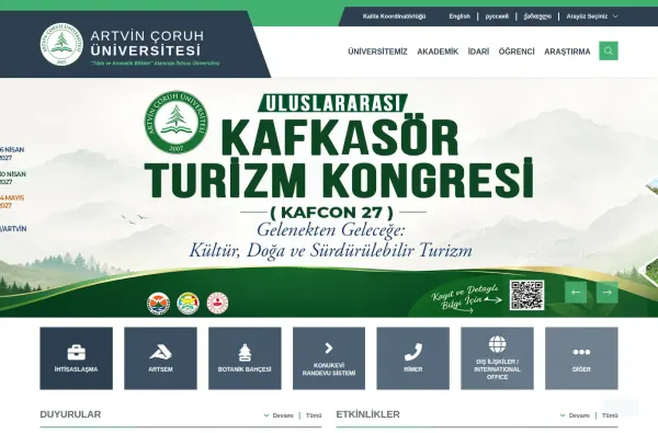 artvin.edu.tr masaüstü ekran görüntüsü