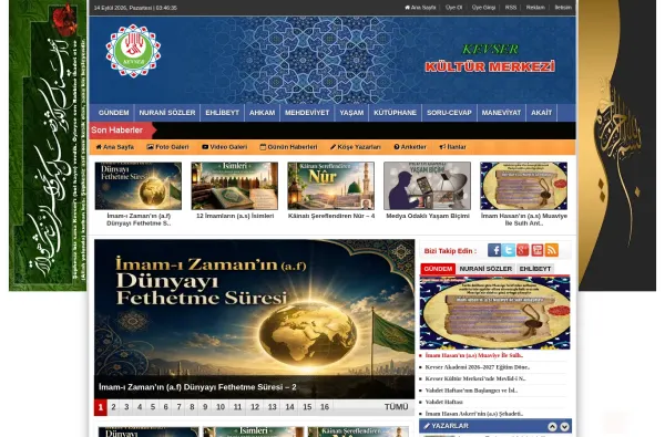 kevser.com.tr masaüstü ekran görüntüsü