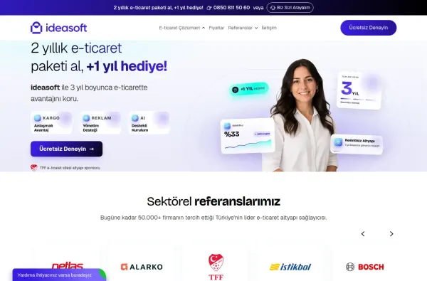 ideasoft.com.tr masaüstü ekran görüntüsü