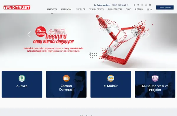 turktrust.com.tr masaüstü ekran görüntüsü