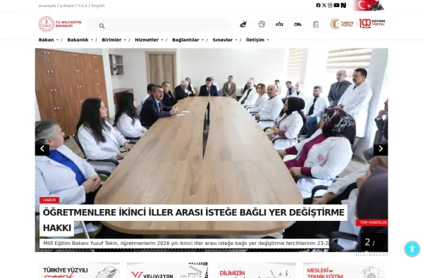 meb.gov.tr masaüstü ekran görüntüsü