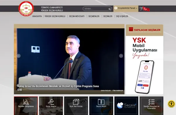ysk.gov.tr masaüstü ekran görüntüsü
