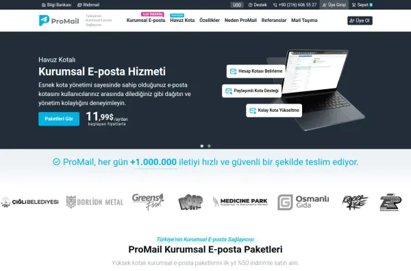 promail.com.tr masaüstü ekran görüntüsü
