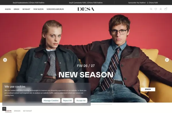 desa.com.tr masaüstü ekran görüntüsü