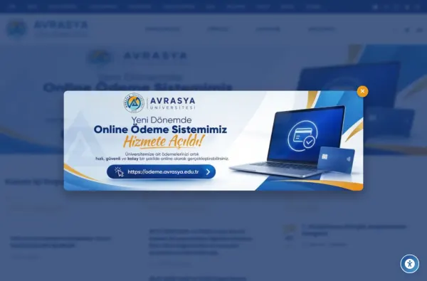 avrasya.edu.tr masaüstü ekran görüntüsü