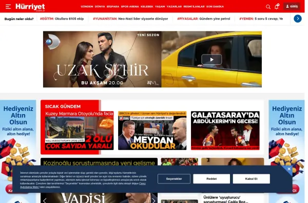 hurriyet.com.tr masaüstü ekran görüntüsü
