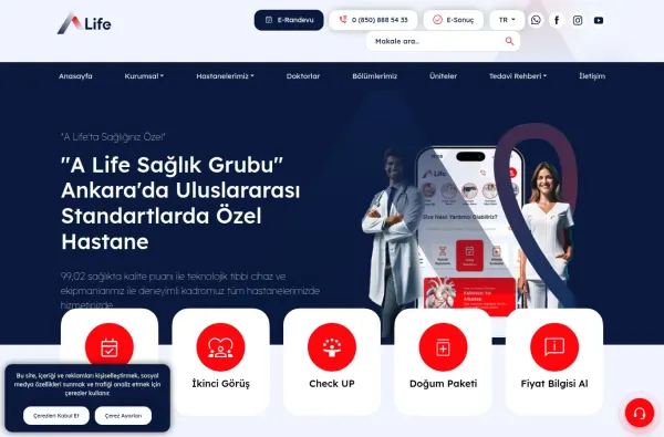 alifesaglikgrubu.com.tr masaüstü ekran görüntüsü