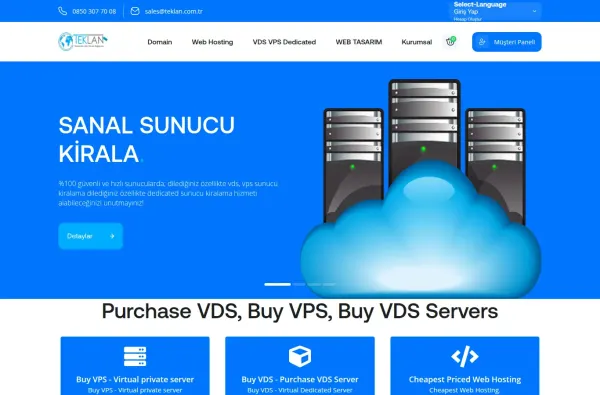 teklan.com.tr masaüstü ekran görüntüsü
