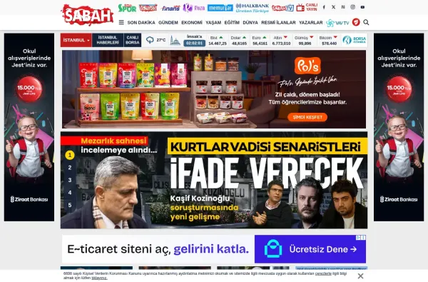 sabah.com.tr masaüstü ekran görüntüsü