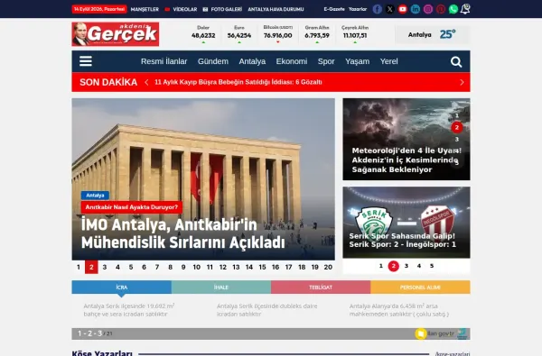 akdenizgercek.com.tr masaüstü ekran görüntüsü