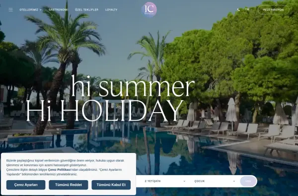 ichotels.com.tr masaüstü ekran görüntüsü