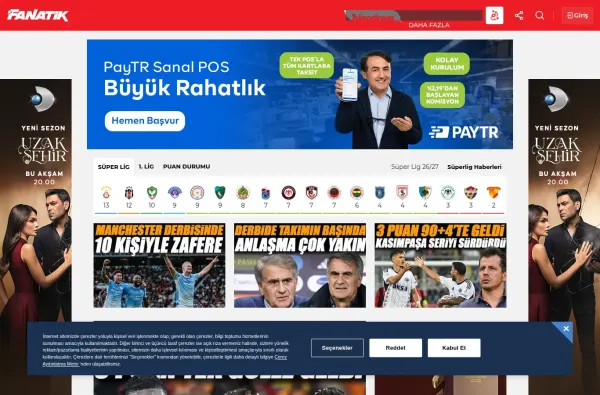 fanatik.com.tr masaüstü ekran görüntüsü