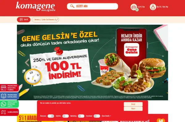 komagene.com.tr masaüstü ekran görüntüsü