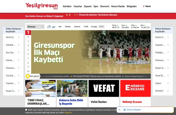 yesilgiresun.com.tr masaüstü ekran görüntüsü