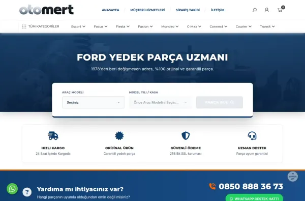 otomert.com.tr masaüstü ekran görüntüsü