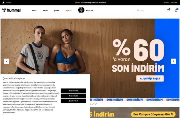 hummel.com.tr masaüstü ekran görüntüsü