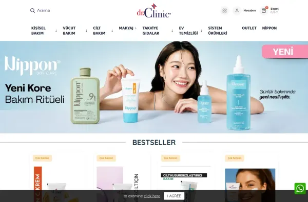 drclinic.com.tr masaüstü ekran görüntüsü