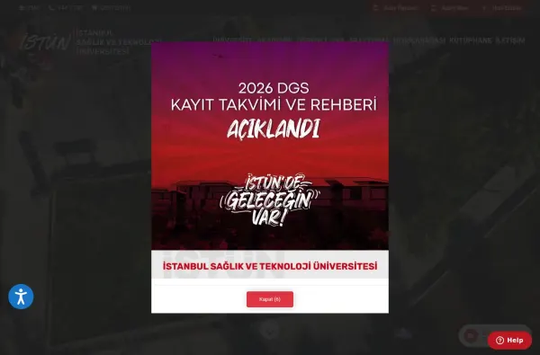 istun.edu.tr masaüstü ekran görüntüsü