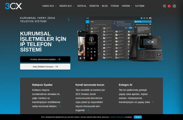 3cx.com.tr masaüstü ekran görüntüsü