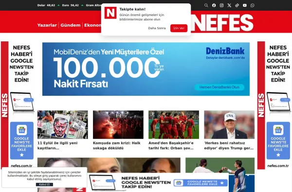 nefes.com.tr masaüstü ekran görüntüsü