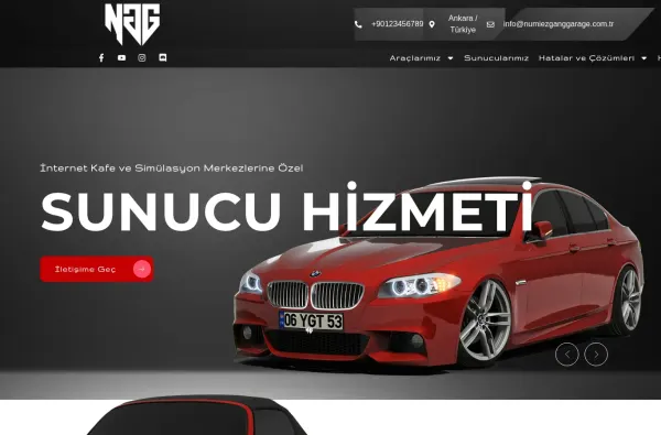 numiezganggarage.com.tr masaüstü ekran görüntüsü
