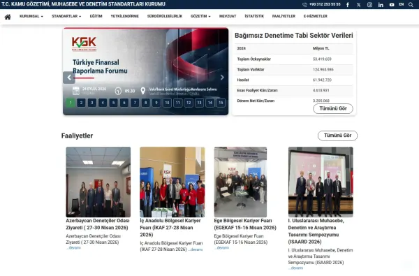 kgk.gov.tr masaüstü ekran görüntüsü