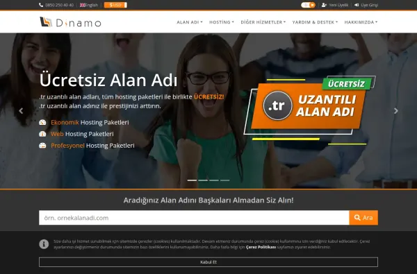dinamo.net.tr masaüstü ekran görüntüsü