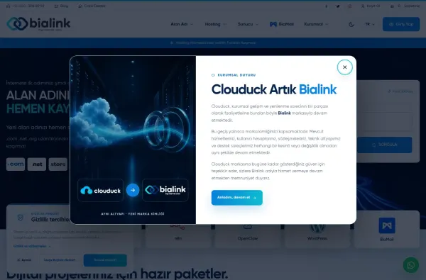 clouduck.com.tr masaüstü ekran görüntüsü